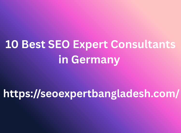 10 Best SEO Expert Consultants in Germany