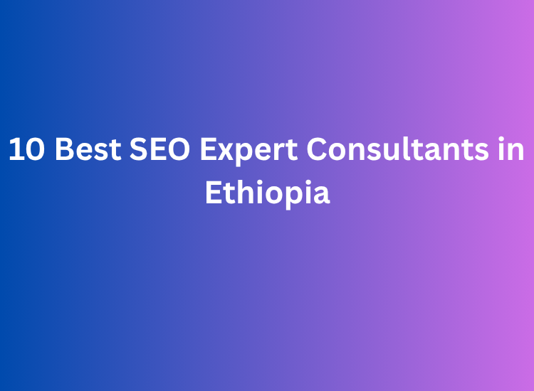 10 Best SEO Expert Consultants in Ethiopia